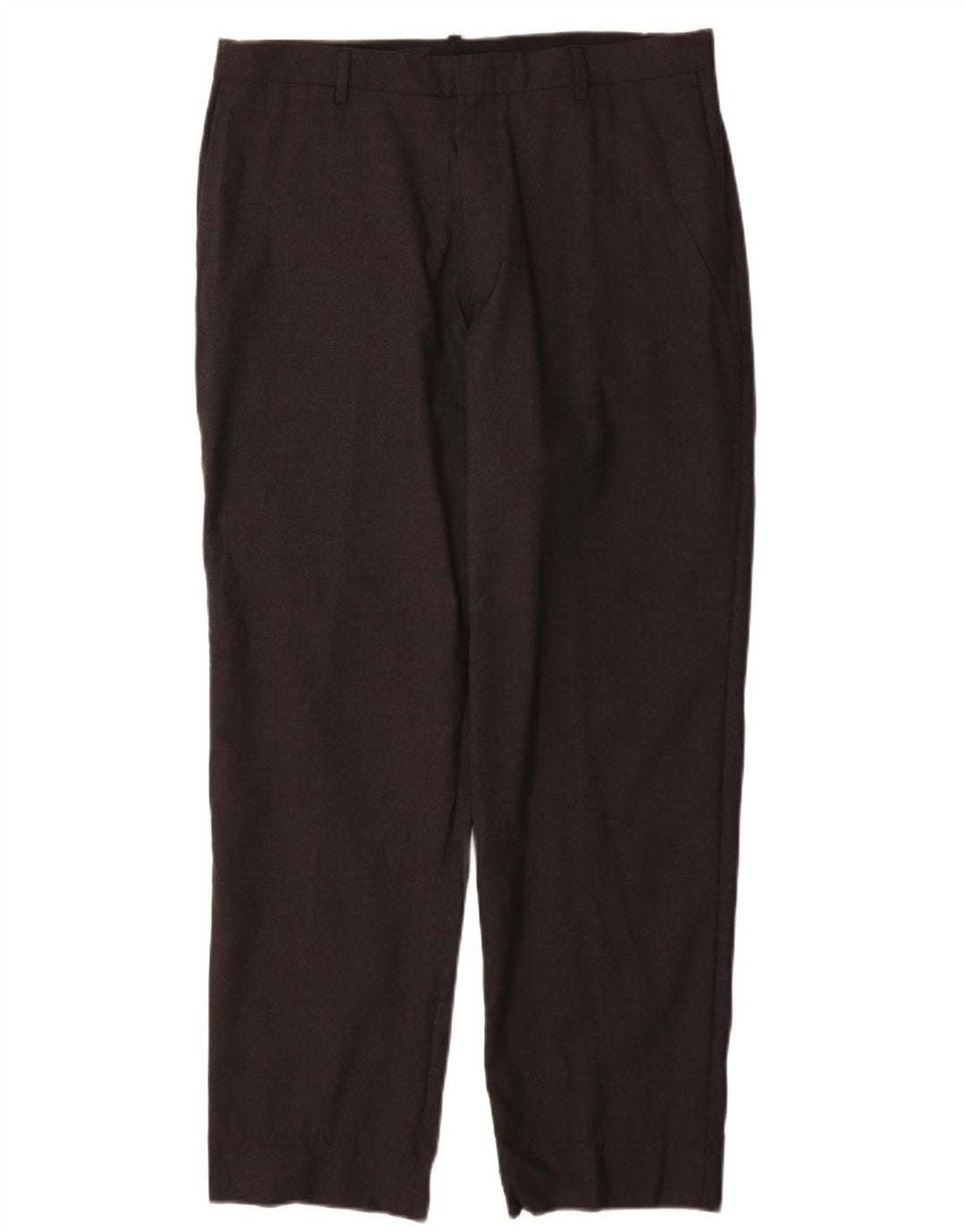 J. CREW Pantaloni chino dritti Crosby da uomo W36 L30 lana nera