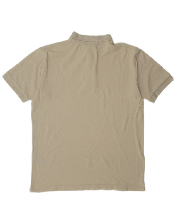 Polo Uomo Kappa Small Beige In Cotone