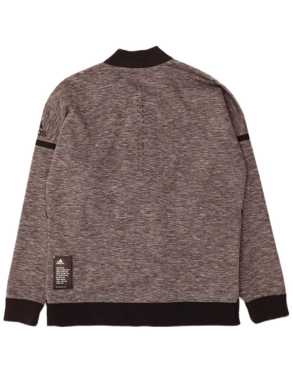 Giacca da ginnastica reversibile da uomo Adidas Small Grey Colourblock