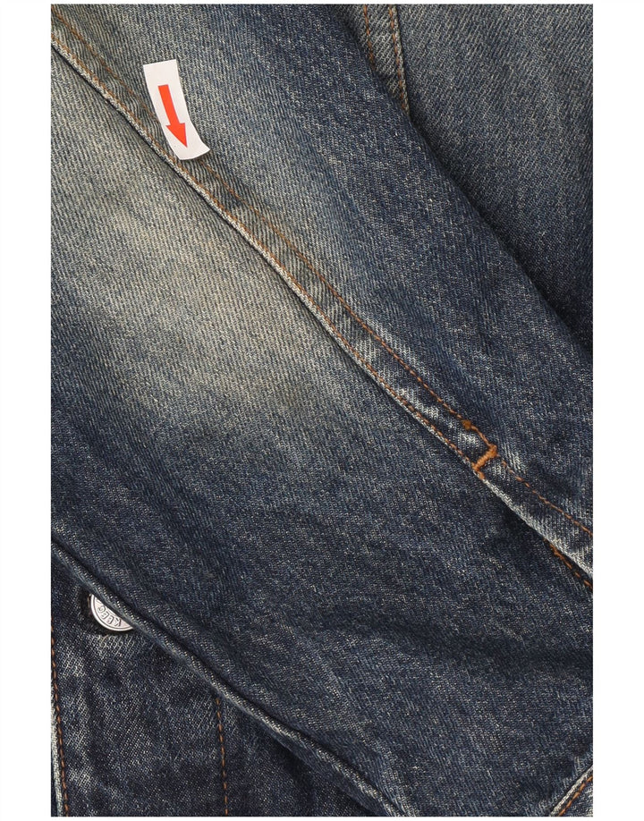 Giacca di jeans da uomo KEEGAN UK 42 XL Cotone blu