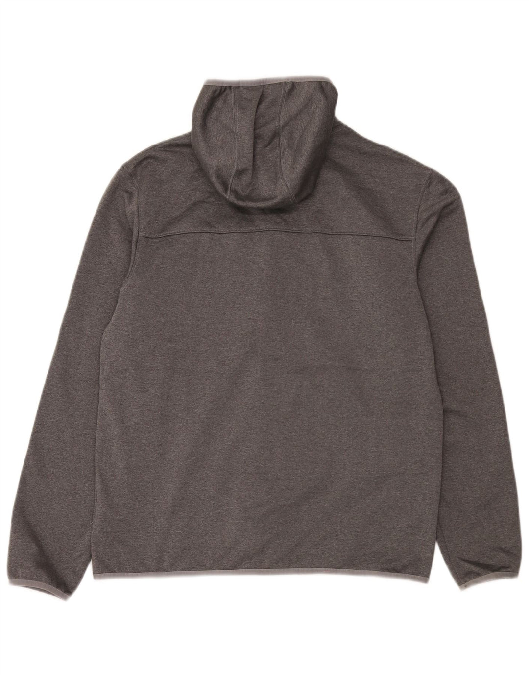 Maglione con cappuccio e zip da uomo The North Face grande poliestere grigio