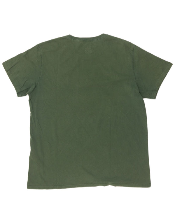 T-shirt Levi's da uomo con vestibilità standard, taglia grande, in cotone verde