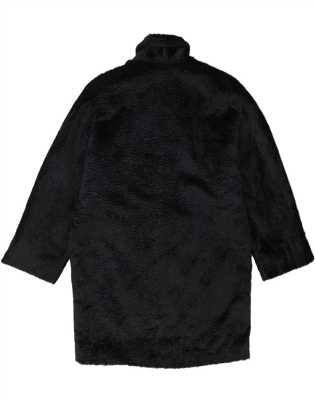 MASKA Womens Overcoat IT 44 Medium Black Viscose Vintage Maska and Second-Hand Maska from Messina Hembry 