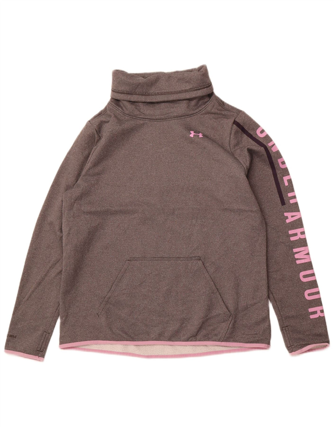 Felpa con grafica Cold Gear da donna UNDER ARMOUR UK 16 grande grigio
