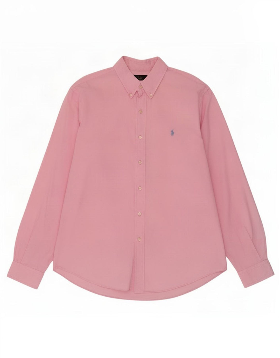 Camicia da uomo Ralph Lauren grande in cotone rosa