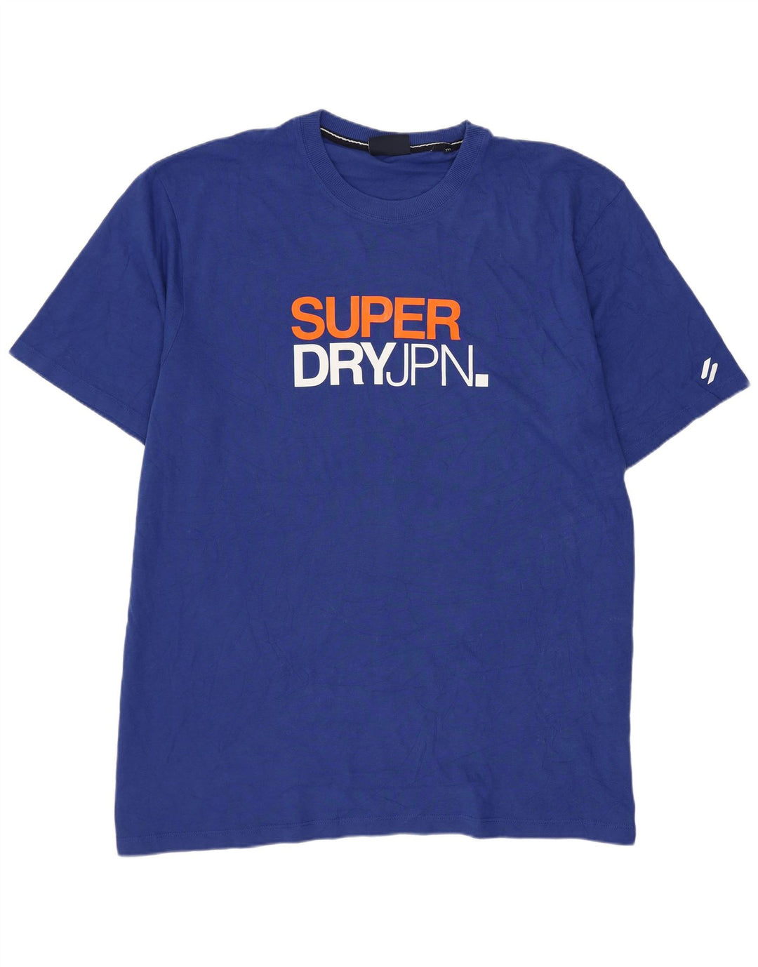 T-shirt grafica da uomo Superdry Top 2XL in cotone blu