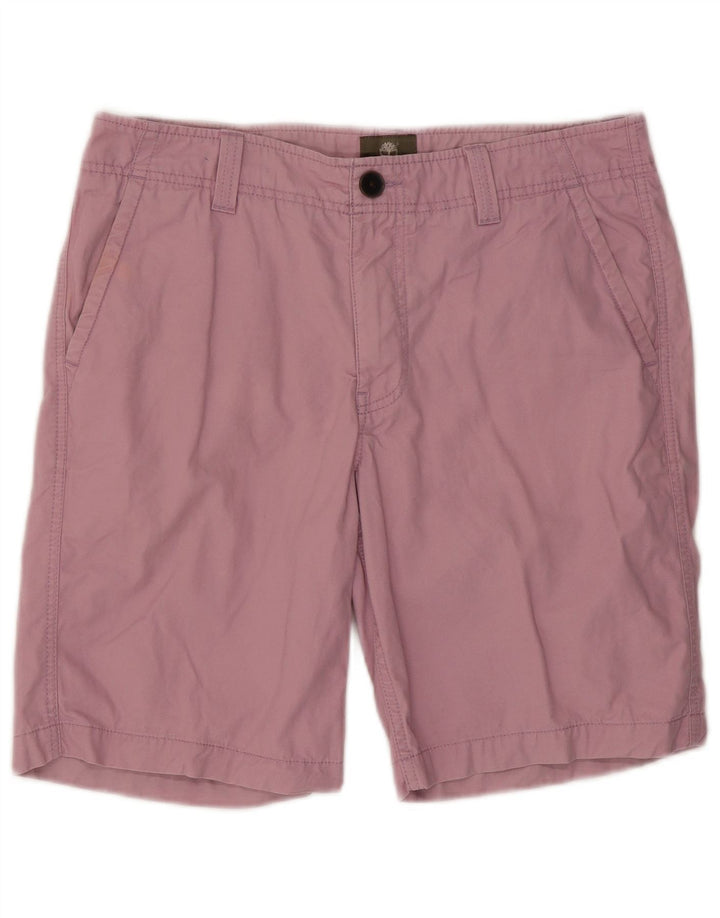 Pantaloncini chino da uomo Timberland W32 cotone rosa medio
