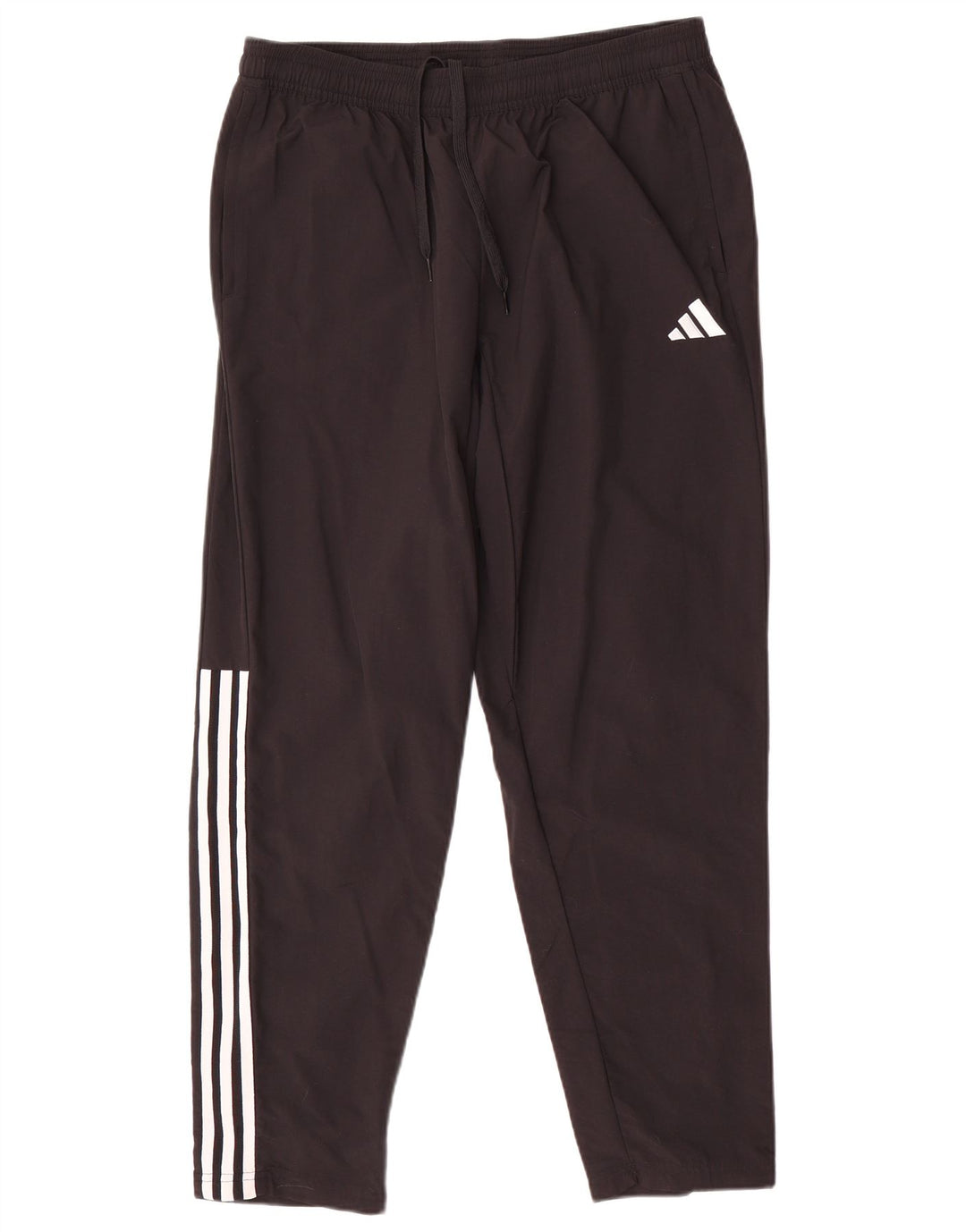Pantaloni da tuta da uomo Adidas Large neri in poliestere