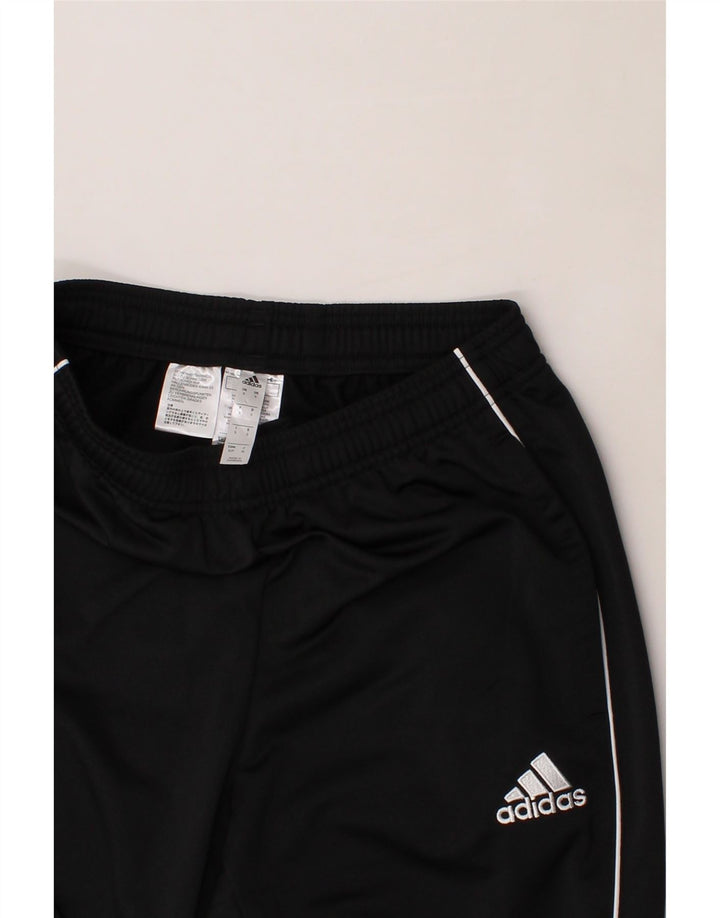 ADIDAS Mens Tracksuit Trousers Joggers Small  Black Polyester Vintage Adidas and Second-Hand Adidas from Messina Hembry 
