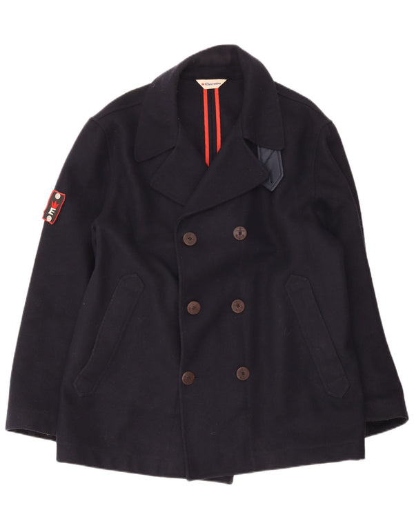 Cappotto da marinaio da uomo Elvstrom UK 42 XL Lana blu navy