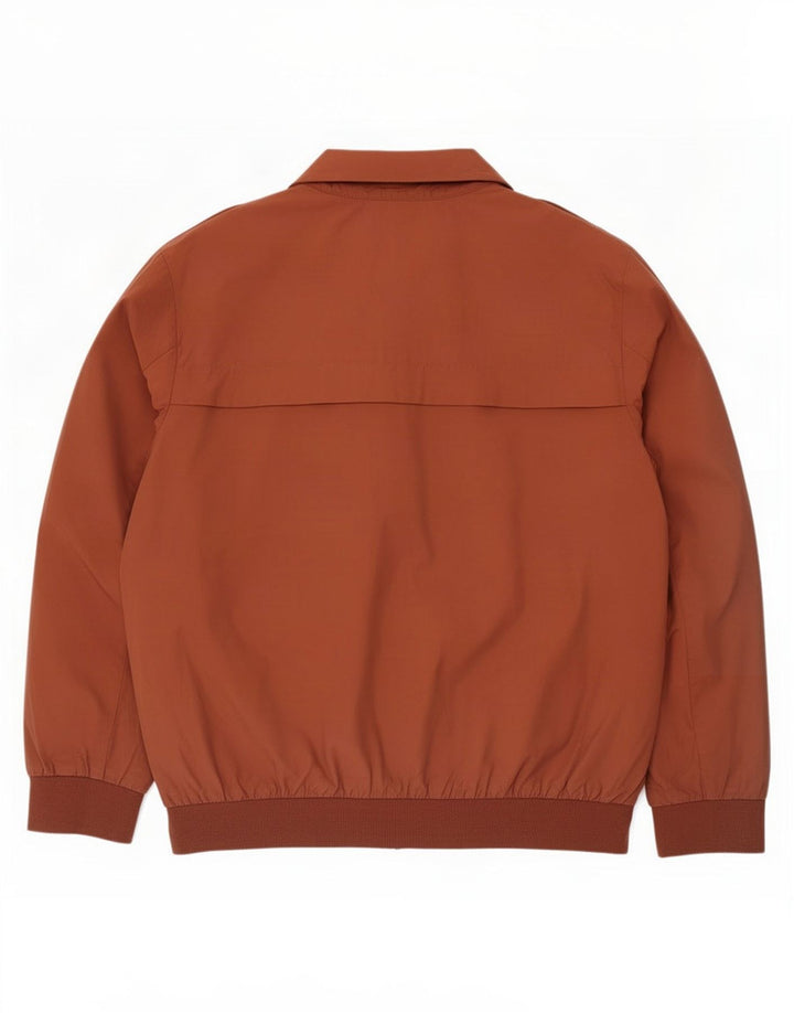 Giubbotto bomber vintage da uomo UK 46 3XL marrone poliammide