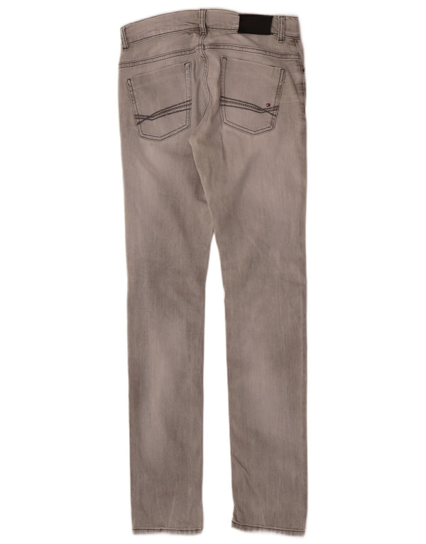 Jeans slim per bambina Tommy Hilfiger 15-16 anni W28 L32 cotone grigio