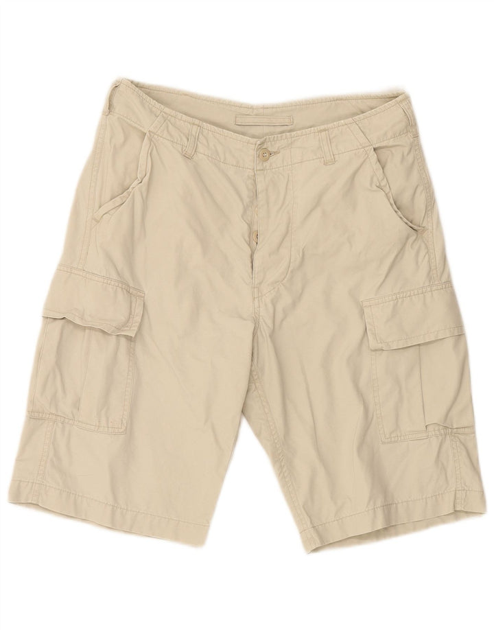 VINTAGE Mens Cargo Shorts W30 Medium  Beige