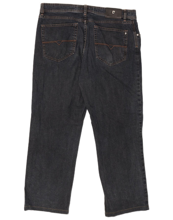 Jeans dritti Dijon da uomo Pierre Cardin W38 L27 cotone blu navy
