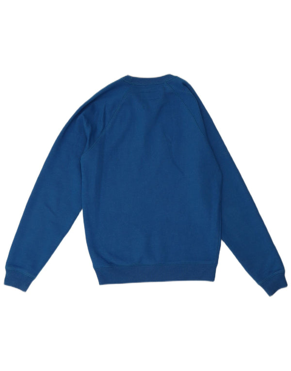 Felpa da uomo con vestibilità classica grafica Jack Wills XS in cotone blu