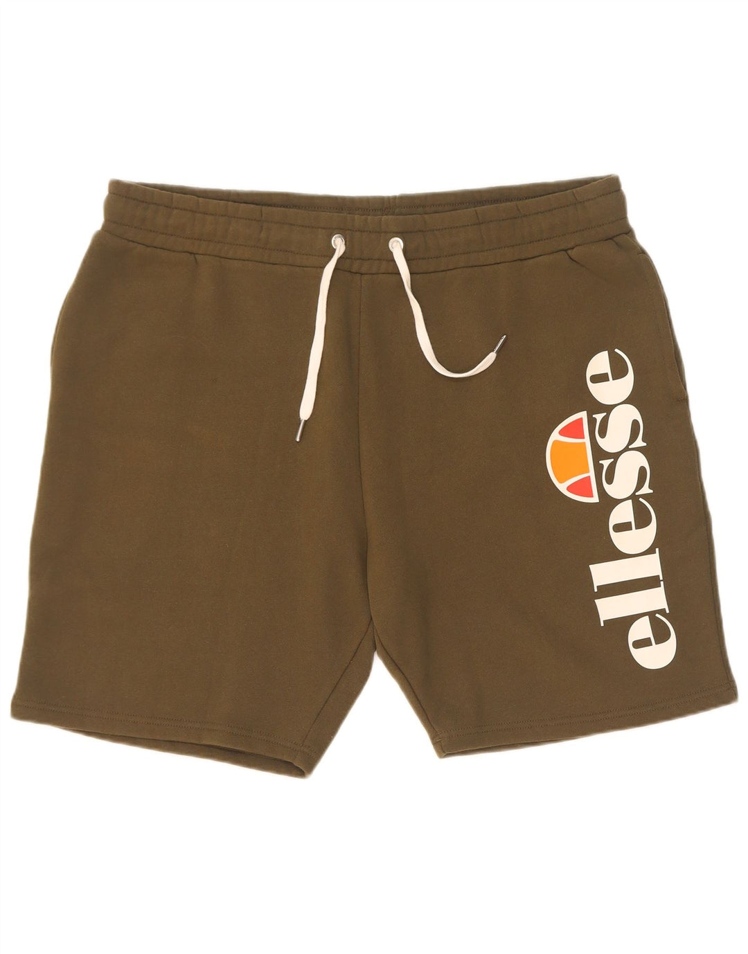 Pantaloncini sportivi grafici da uomo Ellesse 2XL cotone kaki