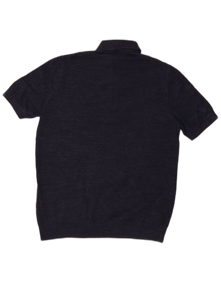 Polo da uomo Fred Perry in cotone color block medio blu navy