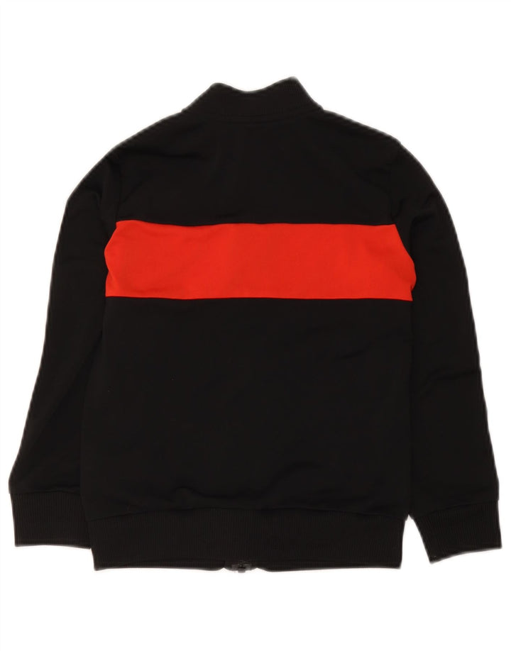 Giacca da tuta da ragazzo Adidas 7-8 anni in poliestere color block nero