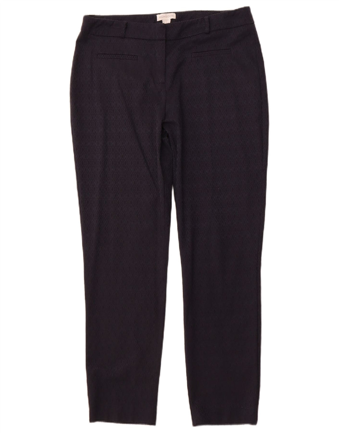 Pantaloni casual da donna MONSOON UK 14 Large W34 L29 Blu navy