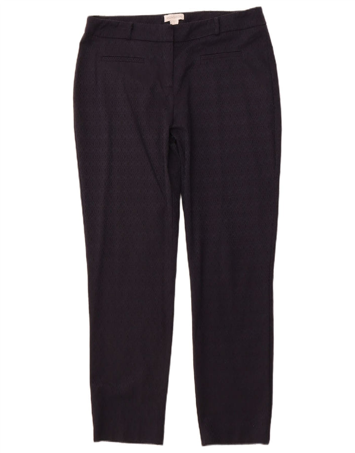 Pantaloni casual da donna MONSOON UK 14 Large W34 L29 Blu navy