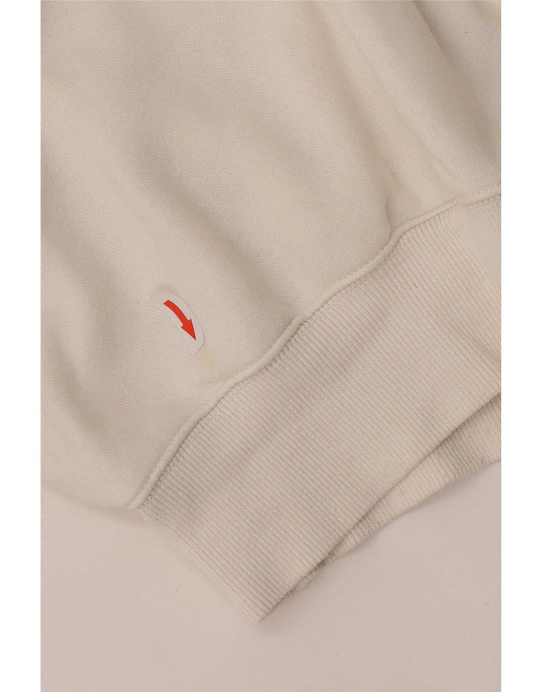 Felpa Nike da donna oversize con collo corto e zip, maglione UK 10, piccola, bianca
