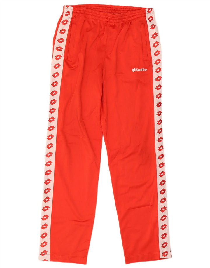 Pantaloni da tuta grafici da uomo Lotto Large rosso color block