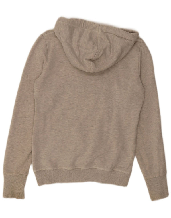 Felpa con cappuccio grafica da uomo Superdry Small in cotone grigio