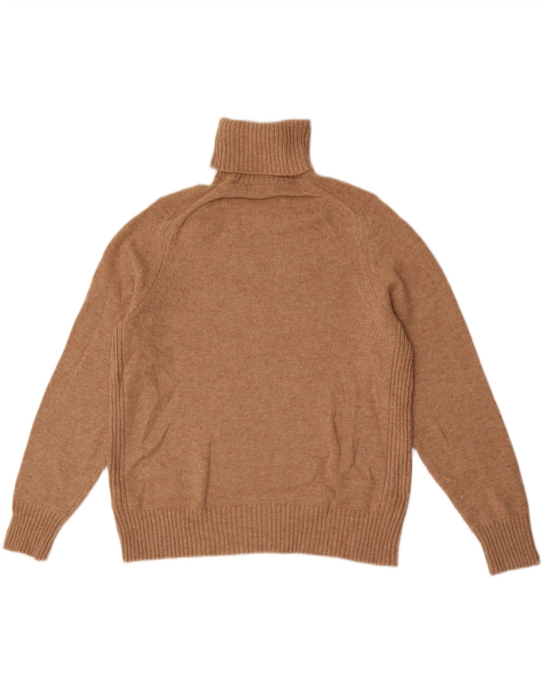 Maglione maglione a collo alto da donna Marks & Spencer UK 18 XL Lana beige