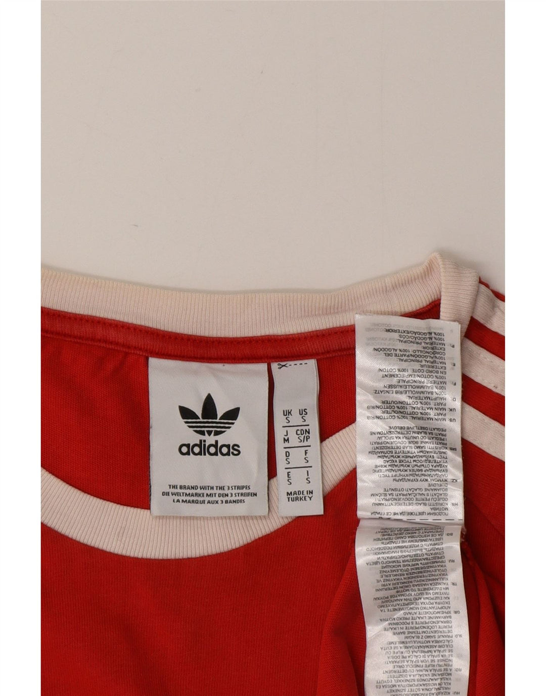 T-shirt ADIDAS da uomo Top piccola rossa in cotone