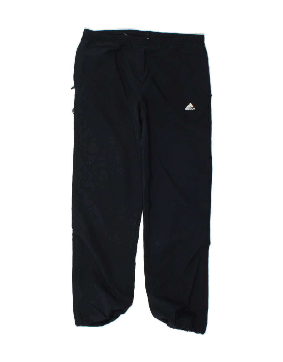 ADIDAS Boys Tracksuit Trousers 15-16 Years Navy Blue Polyester Vintage Adidas and Second-Hand Adidas from Messina Hembry 