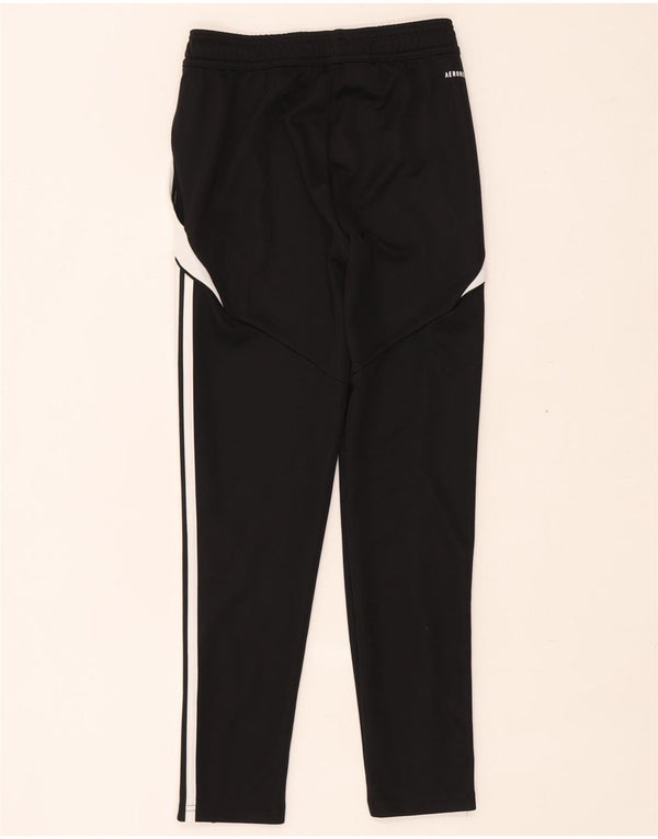 Pantaloni della tuta Adidas Aeroready da ragazzo 11-12 anni Colorblock nero