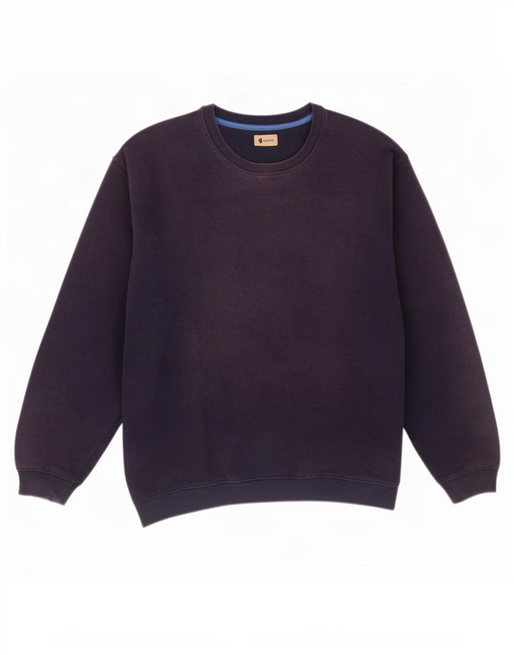 Felpa Uomo Gabicci Maglia XL Blu Navy Cotone