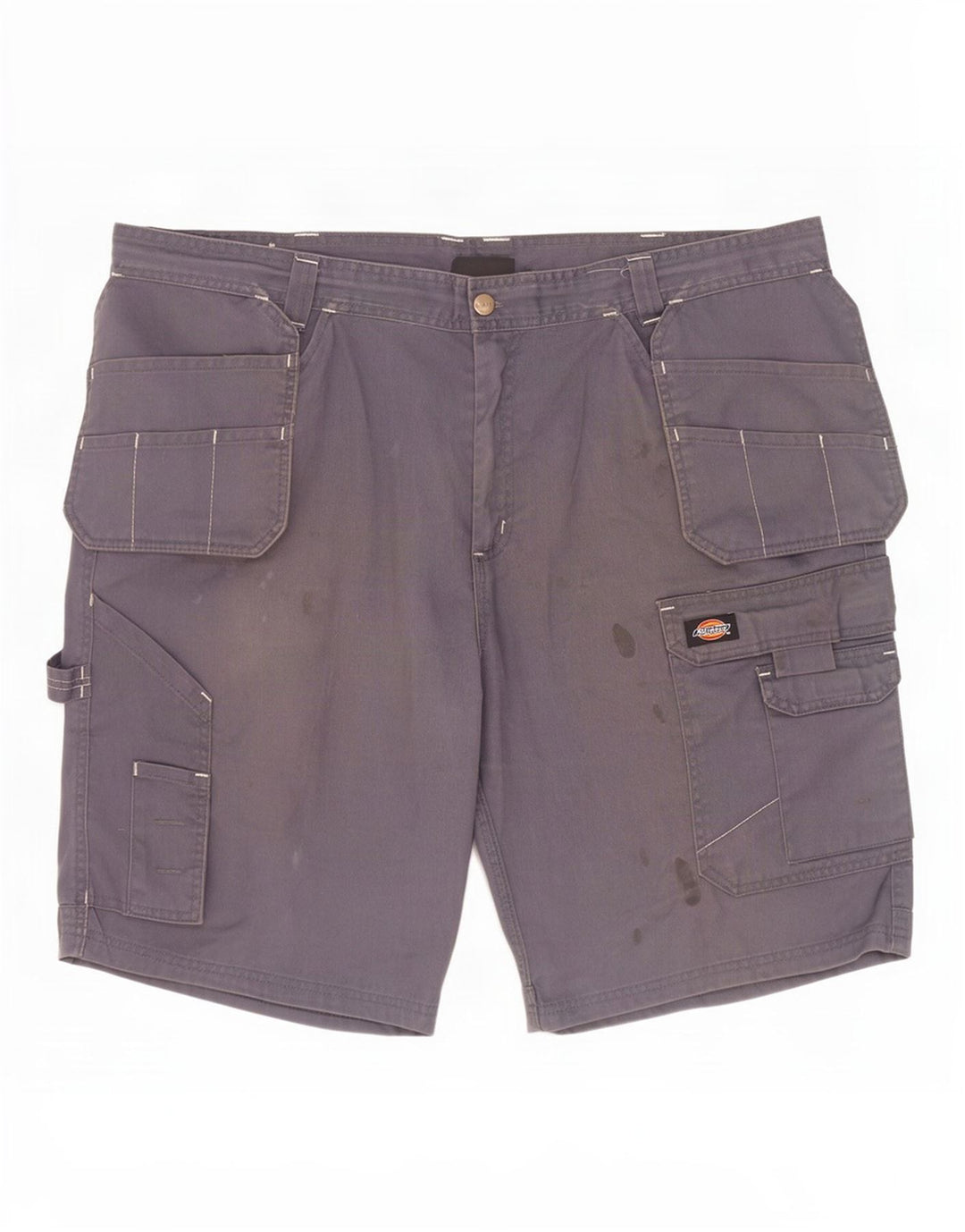 Pantaloncini cargo da uomo Dickies W42 2XL poliestere grigio