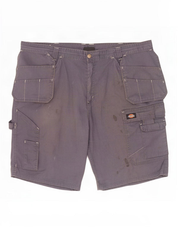 Pantaloncini cargo da uomo Dickies W42 2XL poliestere grigio