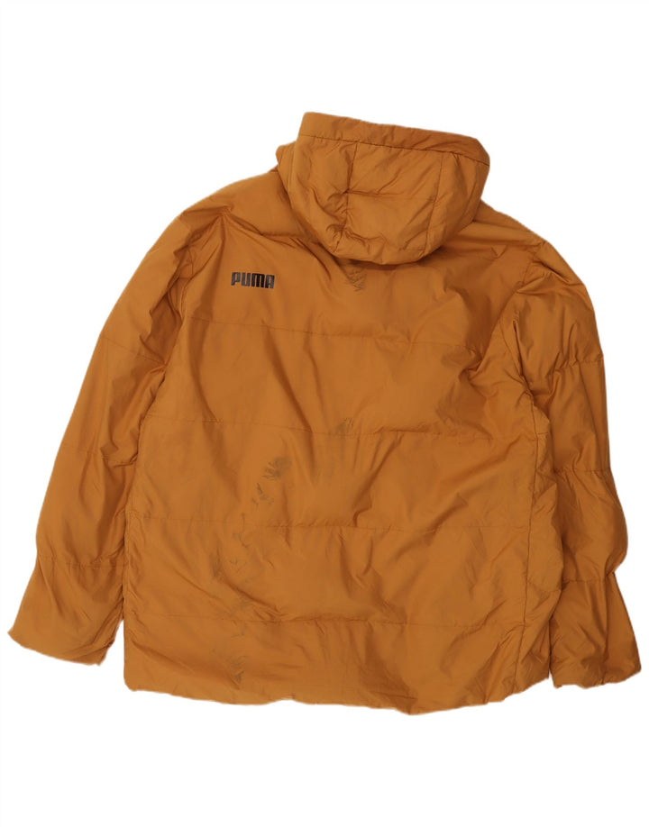 Giacca imbottita con cappuccio da uomo Puma UK 42 XL Poliestere beige