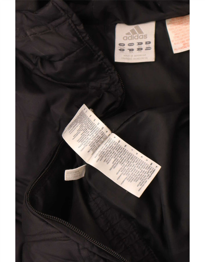 Giacca imbottita con cappuccio Adidas da ragazzo 15-16 anni in nylon nero