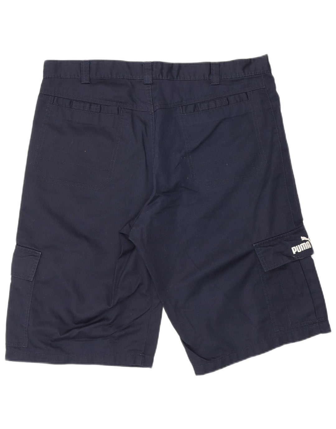 Pantaloncini cargo da uomo PUMA medi W32 in cotone blu navy