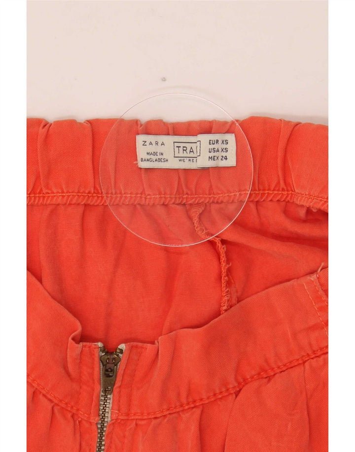 Pantaloncini casual da donna Zara XS W24 Arancioni