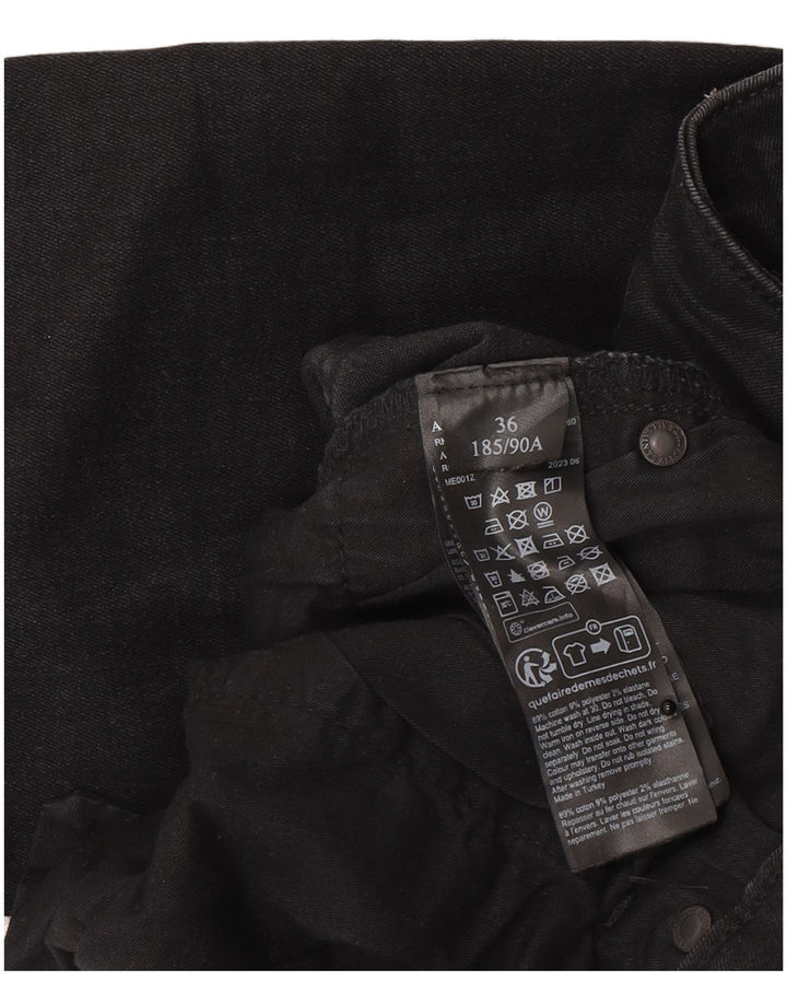 Jeans slim da uomo Ronnie All Saints W36 L30 cotone nero