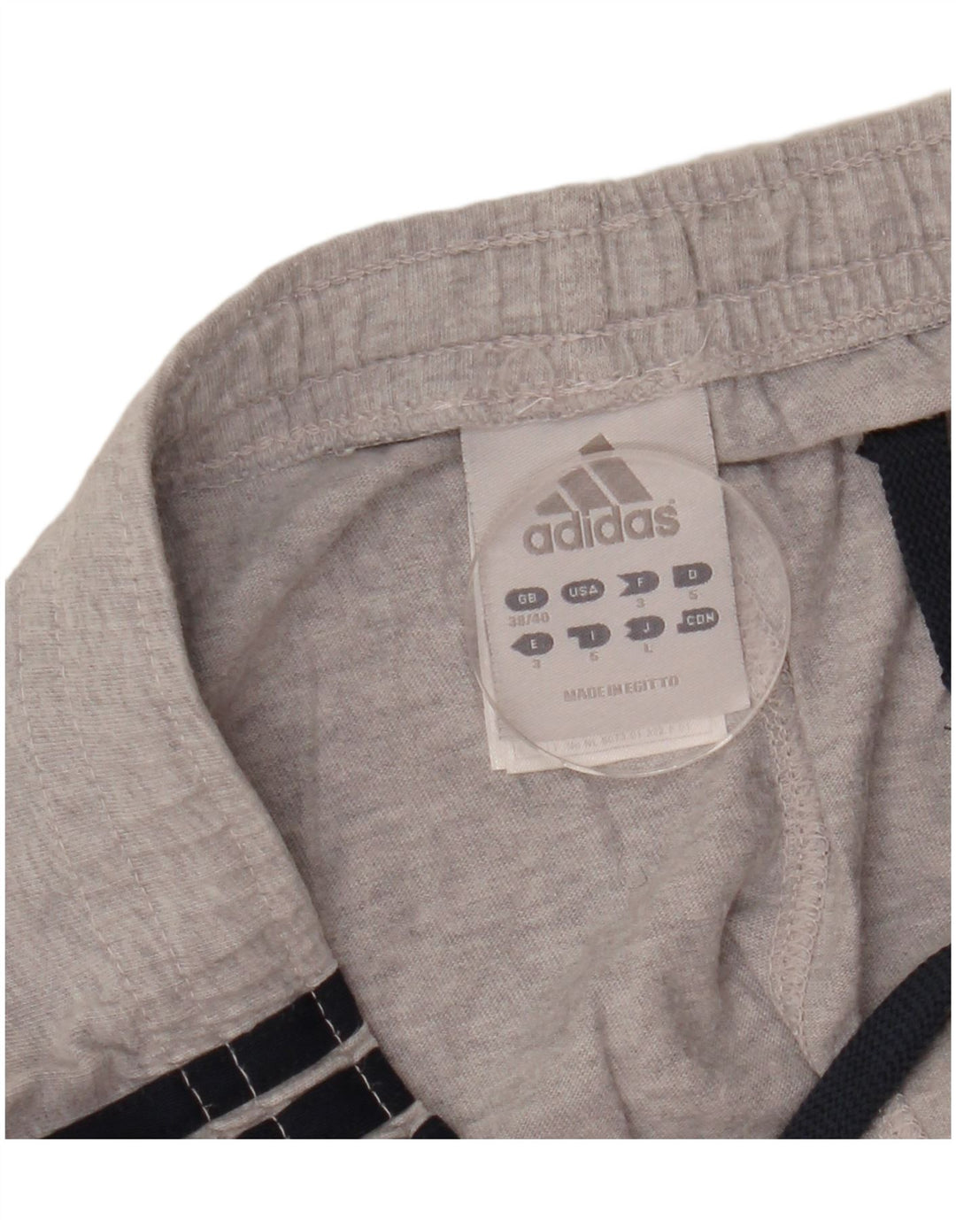 Pantaloni da tuta da uomo Adidas UK 38/40 Cotone grigio medio
