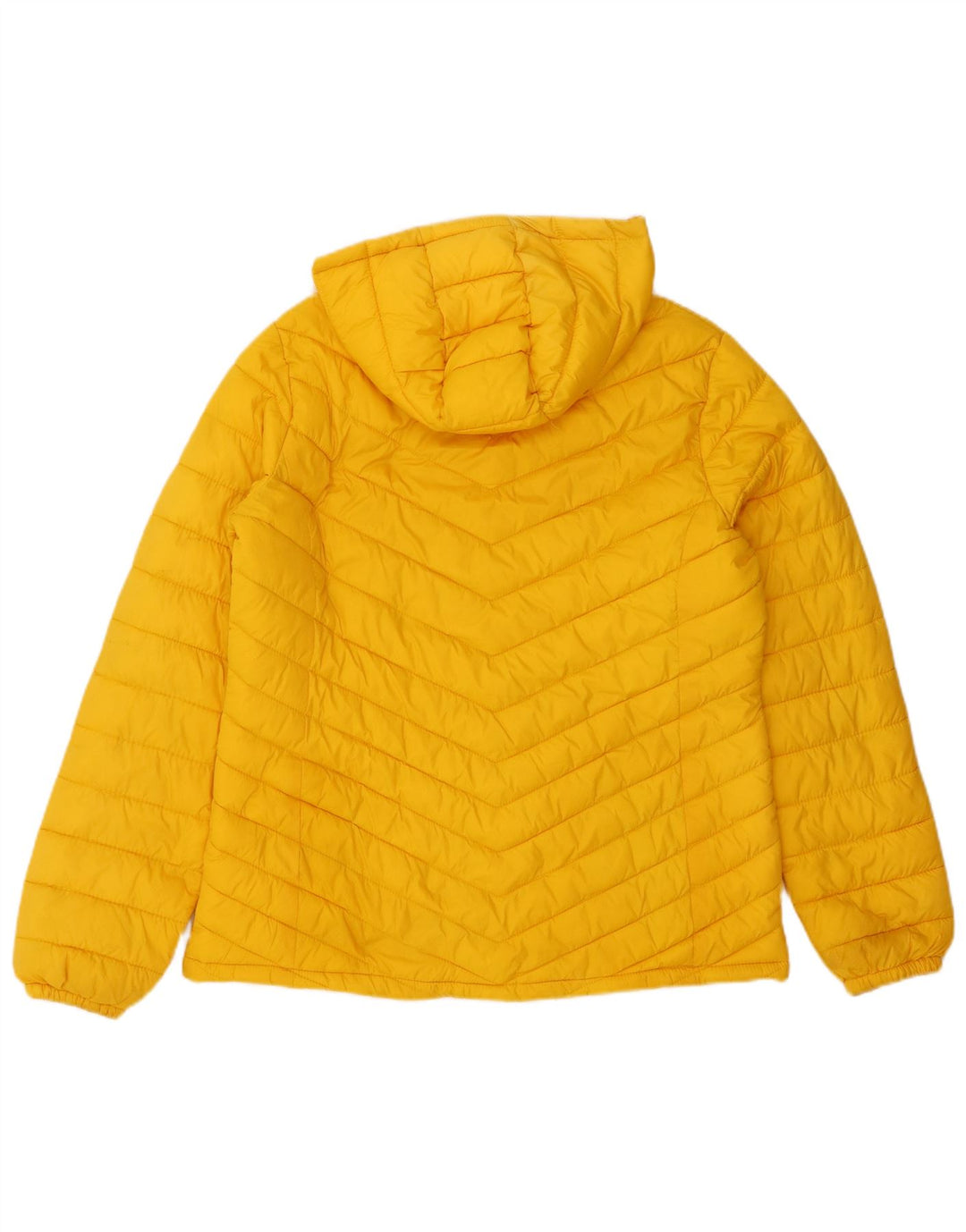 Giacca imbottita con cappuccio da donna Mountain Warehouse UK 14 Large in nylon giallo