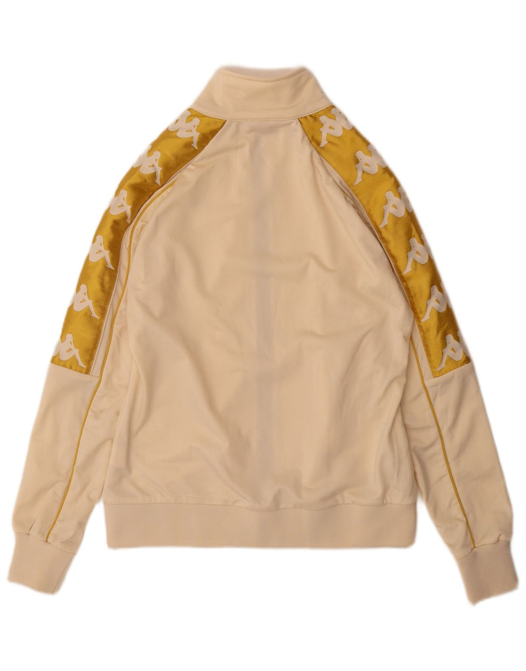 Giacca da ginnastica da donna con grafica Kappa UK 10 Small Beige Colourblock