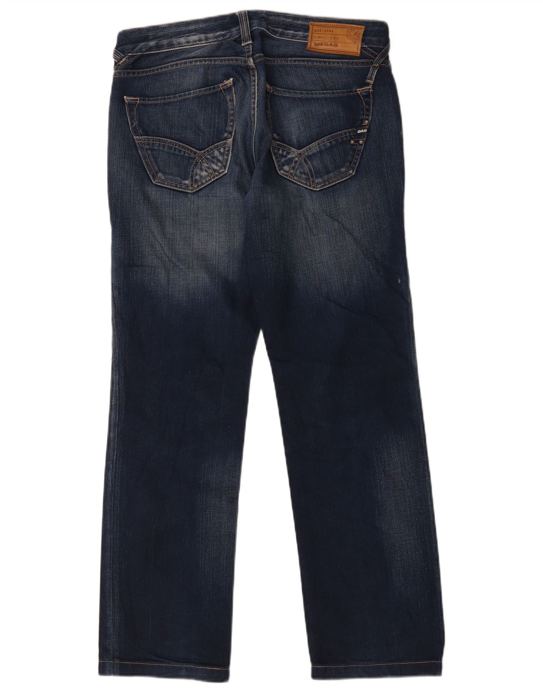Jeans dritti da uomo Gas W32 L34 cotone blu