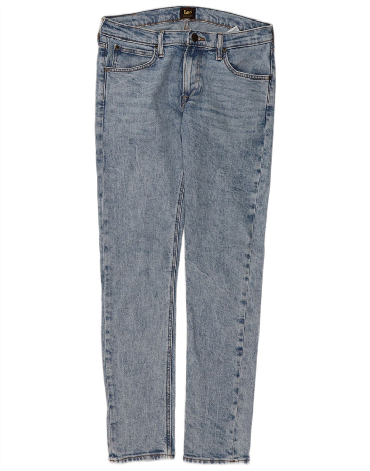 LEE Mens Luke Slim Jeans W30 L32 Blue Cotton