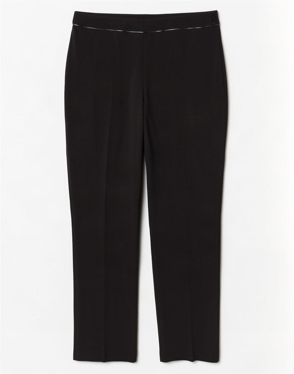 Pantaloni casual dritti da donna Marks & Spencer UK 14 Large W32 L32 neri