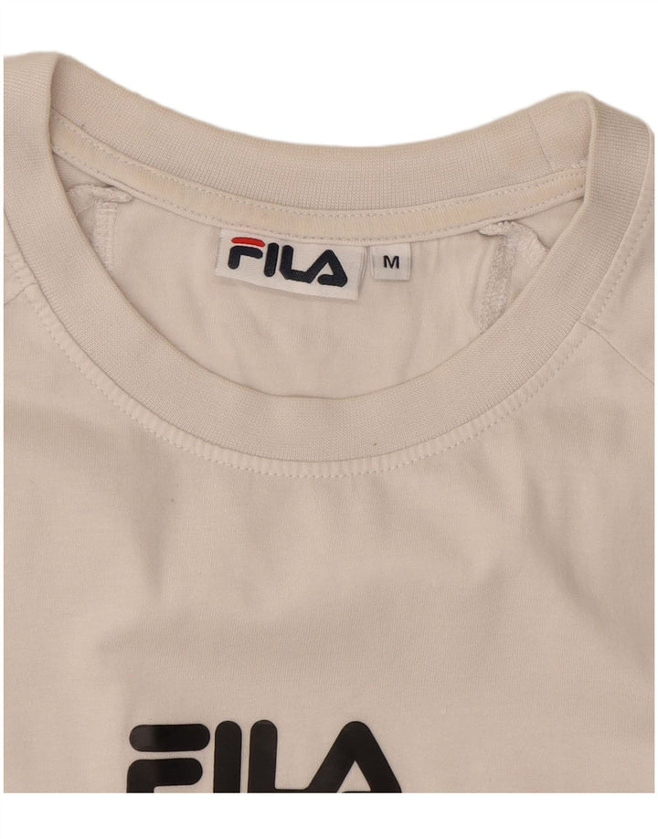 T-shirt grafica da uomo Fila Top color bianco medio