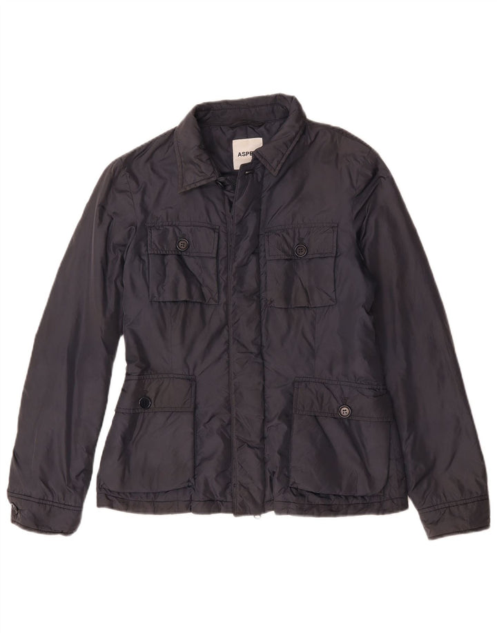 Giacca utility da uomo Aspesi UK 38 Medium Blu Navy Poliammide