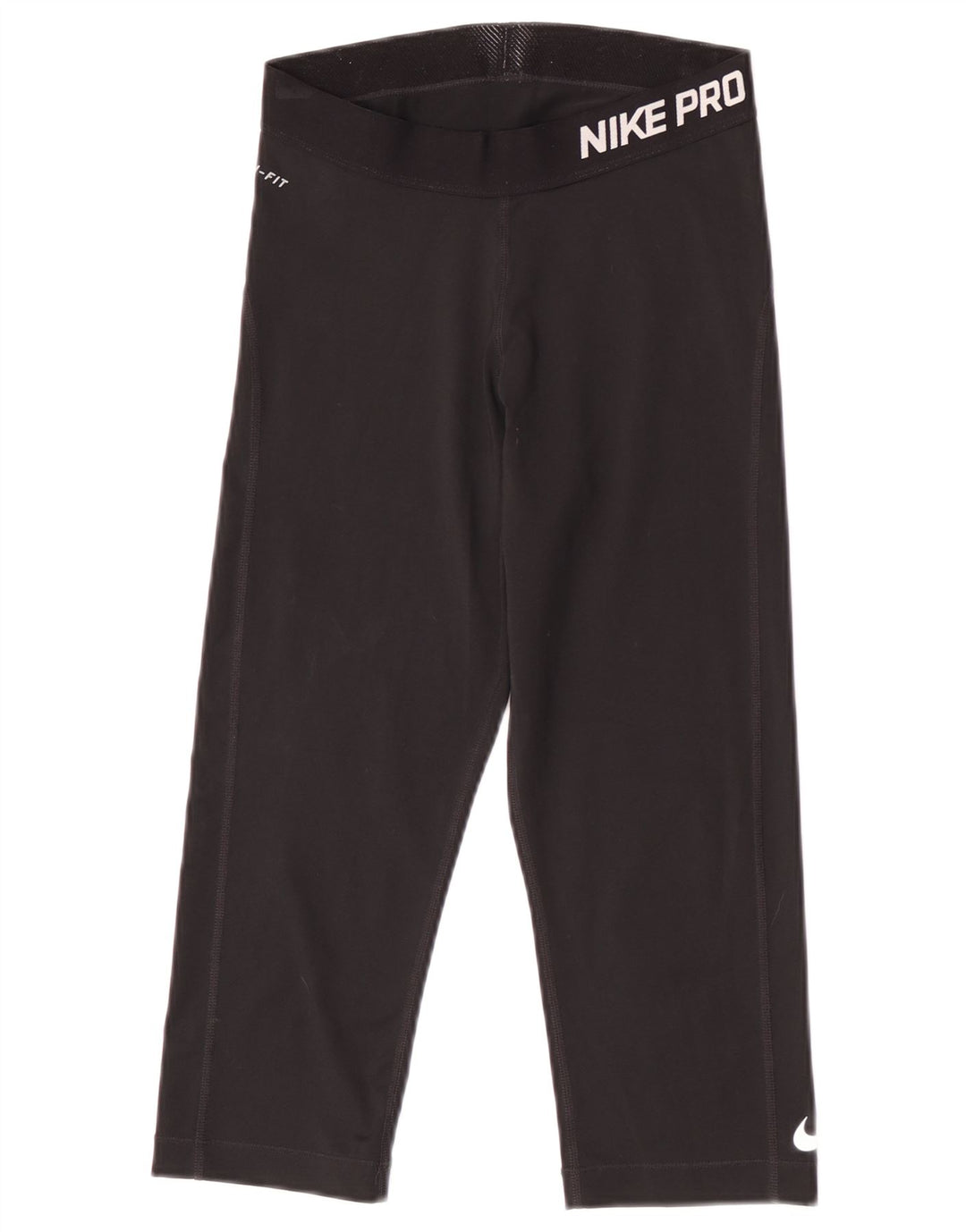Leggings Nike Dri Fit Graphic Capri da donna UK 12 medio nero