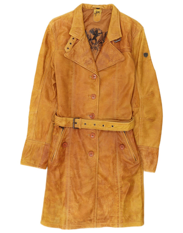 Cappotto in pelle da donna Gipsy UK 12 Marrone medio