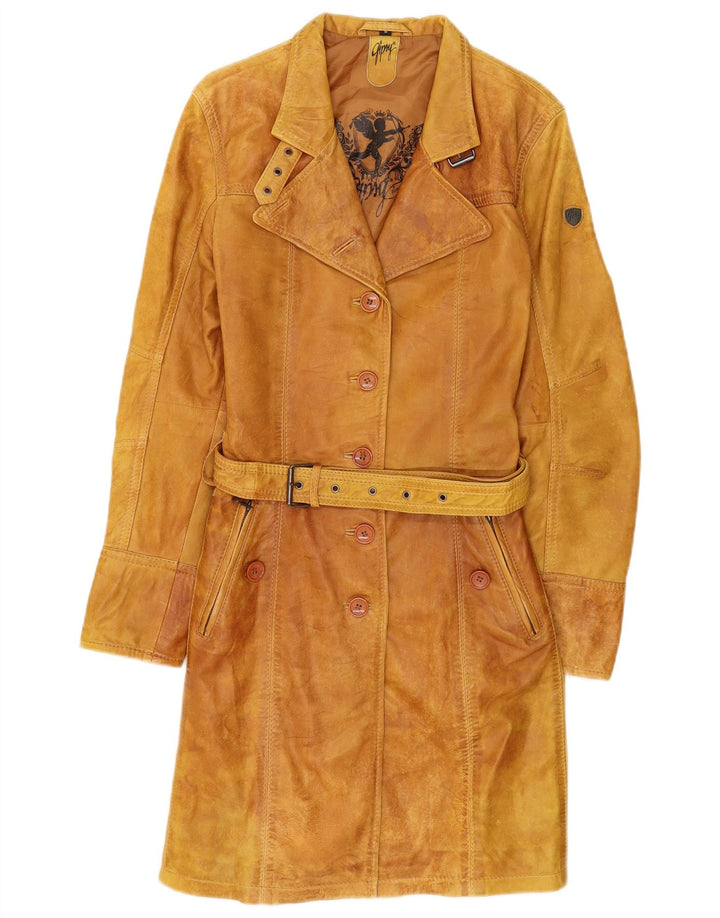 Cappotto in pelle da donna Gipsy UK 12 Marrone medio